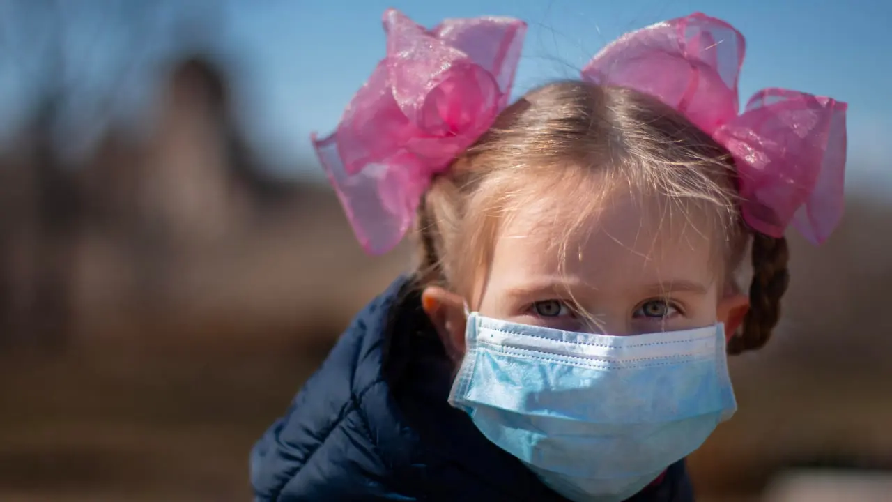 An anxious child - Covid-19