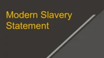 Modern Slavery Statement Modern Slavery Statement